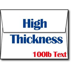 Heavy Duty Thick White A4 Envelopes for 4x6 Cards & Photos - Sturdy, Durable, Heavyweight Envelopes for Invitations & Greeting Cards - 50 Envelopes