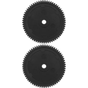 2PCS 65T RC Car Spur Gear Compatible with FTX Vantage and Carnage RC Motor Gear Spare Parts 40mm/1.57inch, Plastic