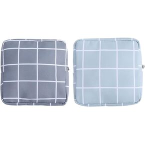 2 Pcs Sanitary Napkin Storage Bag Feminine Menstruation First Period Bag Portable Pantyliners Bag Menstrual Cup Pouch for Women Girls Ladies C