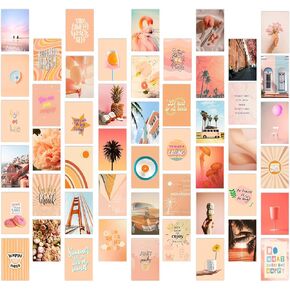 50 PCS Vintage Posters / Dark Academia Room Decor Aesthetic - Collage Aesthetic Pictures / Vintage Posters for Room Aesthetic - Cute Dorm Posters / Photo Collage for Teen Girls, Botanical Arts (4x6)