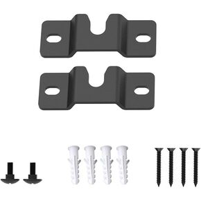 2PCS Sound Bar Wall Mount Bracket for Soundbar Mounted Under or Above TV, Fits Most of Sound Bars
