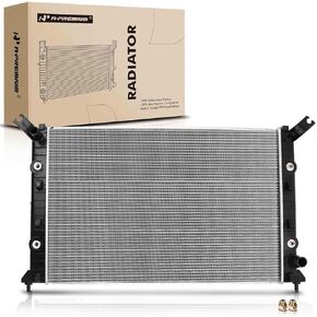 A-Premium Engine Coolant Radiator Assembly with Oil Cooler Compatible with Chevrolet Silverado 2500 HD, Silverado 3500 HD & GMC Sierra 2500 HD, Sierra 3500 HD, 2011-2019, 6.0L, Automatic Transmission