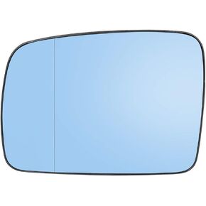 X AUTOHAUX Car Driver Left Rearview Blue Tinted Mirror Glass Heated with Backing Plate for Land for Rover LR3 2005-2009