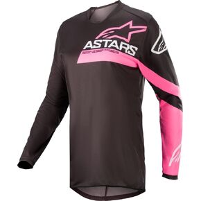 Alpinestars Stella Fluid Chaser Jersey Black/Pink Fluo Xs (3782422-1390-XS)