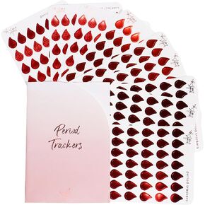 Period Trackers - Flow - Foil Planner Stickers - Light - Medium - Heavy - Menstrual Cycle - Minimal - Shiny - Tracking - Foil Droplets