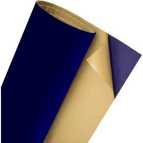 Self Adhesive Velvet Flocking Liner for Jewelry Drawe Self Adhesive Felt Fabric,DIY Craft Fabric Peel Stick17.78X78.8 Inch (Approx.45 x199 cm) (Blue)