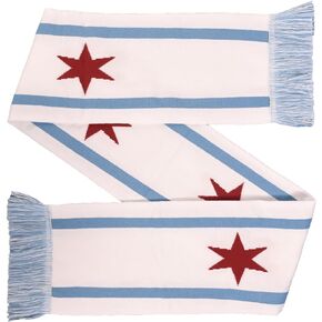 CHICAGO Flag High Definition HD Knit Scarf