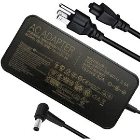 Laptop Charger Laptop Adapter 19V 6.32A 120W 5.5 X 2.5mm ADP-120RH B Power Adapter AC Charger Compatible with Asus N56JN N56JR N56VB N56VJ N56VM N56VV N56VZ N56X N56XI N71Ja N71Jq