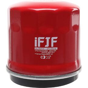 iFJF 29539579 Spin-on Oil Filter Replacement for Chevy Silverado/GMC Sierra 2500HD 3500 2001-2019 With 6.6L Duramax Diesel Engine