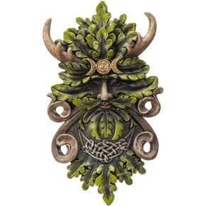 Pacific Giftware Wandrelief Greenman Moon God | Celtic Tree Spirit Wall Decoration