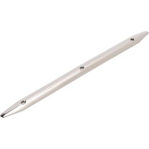 316 Stainless Steel Rub Strake, 304.8x19.1mm Polished Line Rub Rails for Marine Yacht Boat RV Mooring Lines