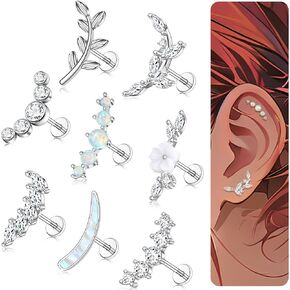 Shakalaka Helix Conch Cartilage Earrings Piercing Jewelry for Women 16G