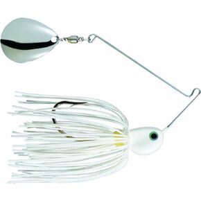 Strike King Potbelly Spinnerbait/White, 0.089 (PB38C-12)