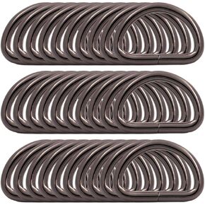 BIKICOCO Metal D-Rings Buckle, 1 Inch Non-Welded for Webbing Sewing DIY