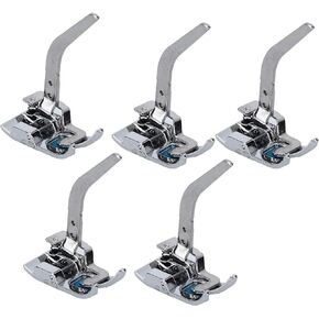 Sewing Machine Presser Feet Kniting Presser Foot for Light Thin Elastic Fabrics Household Sewing Machine Accessories 5Pcs