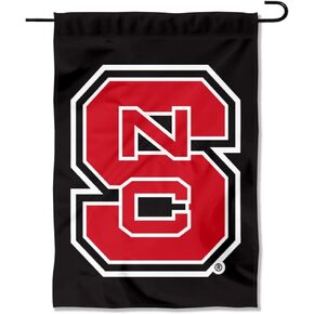 North Carolina State Wolfpack Black Garden Banner Flag