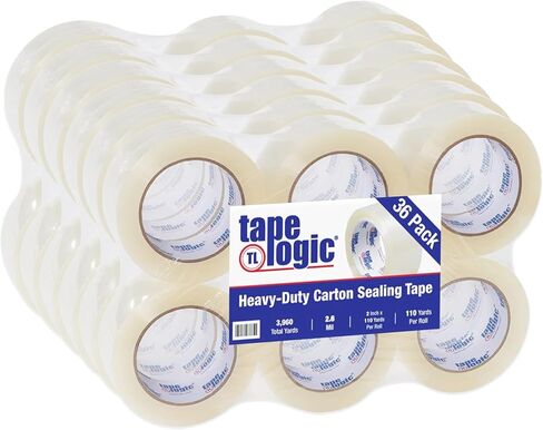 Tape Logic 2 Inch x 110 Yards Tan Acrylic Packing Tape, 2.6 Mil Thick, Pack of 6 Rolls, for Packaging, Shipping, Moving, Home and Office in Saudi Arabia