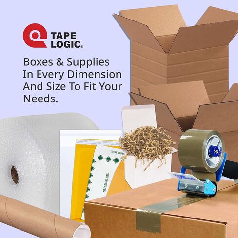 Tape Logic 2 Inch x 110 Yards Tan Acrylic Packing Tape, 2.6 Mil Thick, Pack of 6 Rolls, for Packaging, Shipping, Moving, Home and Office in Saudi Arabia