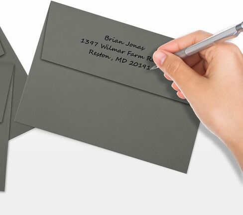 مظاريف دعوة مبطنة بورق الألمنيوم مقاس A7 من LUXPaper | قشر واضغط | 5 1/4 بوصة × 7 1/4 بوصة | أبيض مع بطانة لوكس حمراء | 60 رطل. نص | 50 الكمية in Kuwait