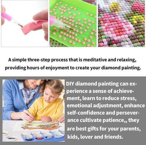 مجموعة الرسم الفني الماسي 5D DIY من Diymood للبالغين - كلاب فنية ماسية | الحرف المستديرة الكاملة للحفر | صورة فسيفساء مطرزة بالكريستال | مبتدأ | ديكور حائط المنزل | 16x20 بوصة in Saudi Arabia