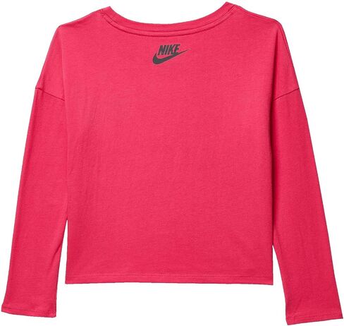 Nike Girl's Sport Daisy Long Sleeve T-Shirt (Toddler/Little Kids) Rush Pink 6X Little Kid in Saudi Arabia