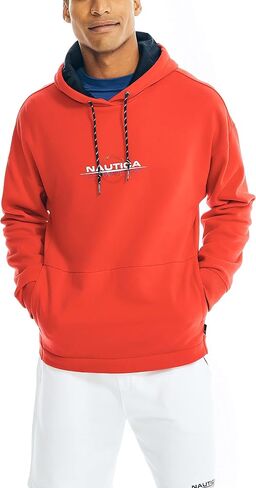 Nautica Men's Competition Sustainably Crafted Logo Pullover Hoodie in Saudi Arabia