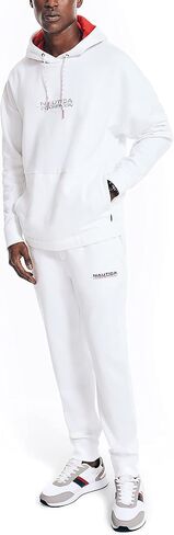 Nautica Men's Competition Sustainably Crafted Logo Pullover Hoodie in Saudi Arabia