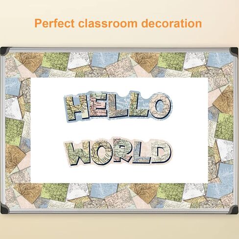 Travel The Map Bulletin Board Border Straight Rolled Adventure Border Trim for Bach to School Classroom Decoration 36ft One Roll in Saudi Arabia