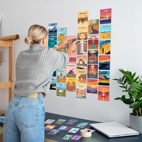 50 PCS Vintage Posters / Dark Academia Room Decor Aesthetic - Collage Aesthetic Pictures / Vintage Posters for Room Aesthetic - Cute Dorm Posters / Photo Collage for Teen Girls, Botanical Arts (4x6) in Saudi Arabia