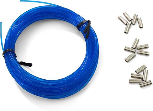 Cressi Rigging Kit- Customizable Multifilament and Crimps for Spearguns- Multifilament and Crimp Set- Designed in Italy in Saudi Arabia