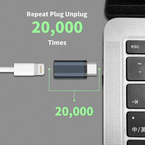 لمحول Lightning أنثى إلى USB C ذكر - 4 حزم 3.0 موصل شاحن USB من النوع C متوافق مع iPhone 15/15 Pro/15 Pro Max/15 Plus iPad Air Google Pixel شحن نقل البيانات in Kuwait