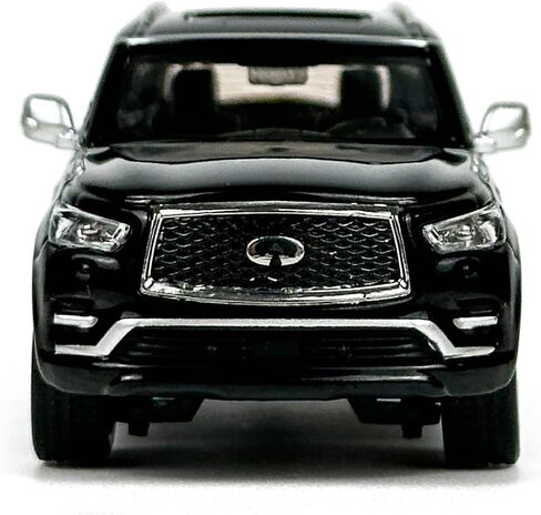 سيارة باودي موديل 1/64 بمقياس دييكاست إنفينيتي 2020 QX80 لمجموعة البالغين باللون الأسود in Kuwait