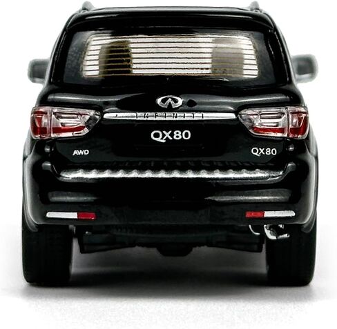 سيارة باودي موديل 1/64 بمقياس دييكاست إنفينيتي 2020 QX80 لمجموعة البالغين باللون الأسود in Kuwait