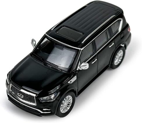 سيارة باودي موديل 1/64 بمقياس دييكاست إنفينيتي 2020 QX80 لمجموعة البالغين باللون الأسود in Kuwait
