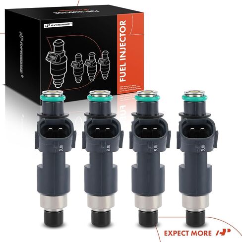 A-Premium Fuel Injectors Set of 4 Compatible with Mitsubishi Eclipse 2006-2012, Galant 2004-2012, 2.4L, Replace# 1465A051 in Saudi Arabia