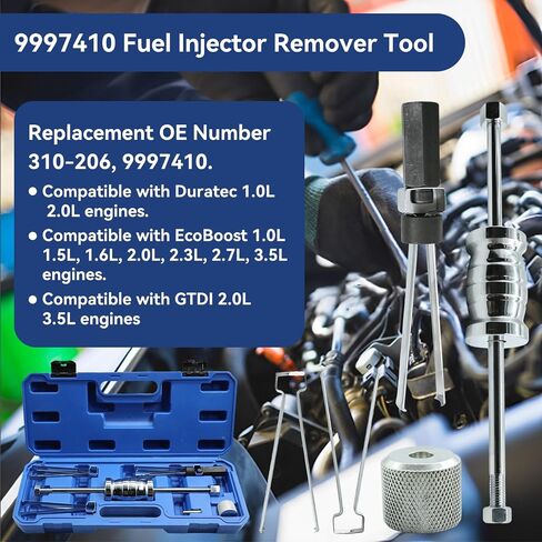 9997410 أداة إزالة حاقن الوقود متوافقة مع فورد فولفو 1.0L 1.5L 1.6L 1.8L 2.0L 2.3L 2.7L 3.5L استبدال 310-206 in Kuwait