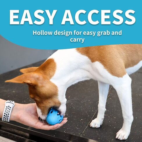 ALL FOR PAWS Indestructible Dog Toys for Aggressive chewers Dog chew Toys Tough Dog Toys for Aggressive chewers Indestructible Dog Toys Dog Rubber Football Meta Ball (Wiggle Holey Roller M) in Saudi Arabia