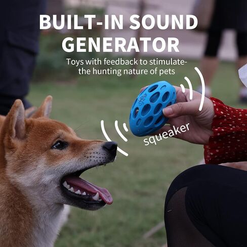 ALL FOR PAWS Indestructible Dog Toys for Aggressive chewers Dog chew Toys Tough Dog Toys for Aggressive chewers Indestructible Dog Toys Dog Rubber Football Meta Ball (Wiggle Holey Roller M) in Saudi Arabia