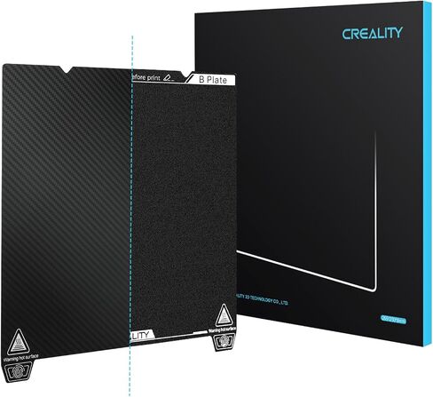 Creality Official K1 Max Build Plate, Double-Sided Glossy PET + Textured PEI Magnetic Bed Plate 315 * 310mm Flexible Removable for K1 Max, Ender 3 V3 Plus, Ender 3 S1 Plus (Without Magnetic Base) in Saudi Arabia