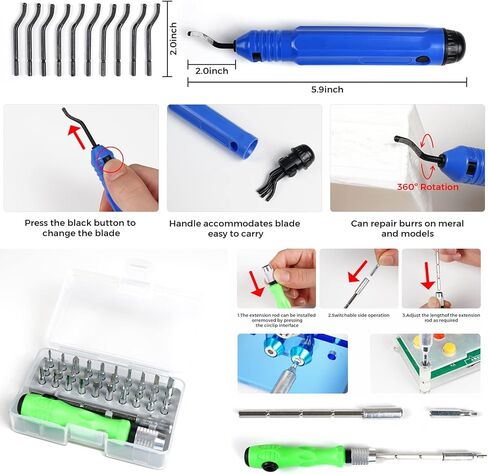 مجموعة أدوات الطابعة ثلاثية الأبعاد المكونة من 244 قطعة من تو تريز، مجموعة تنظيف فوهة الطابعة ثلاثية الأبعاد المتنوعة ومجموعة أدوات الإصلاح، بما في ذلك صندوق الأدوات، لتجميع الطابعة ثلاثية الأبعاد، والتنظيف، والتشذيب، وما إلى ذلك in Kuwait