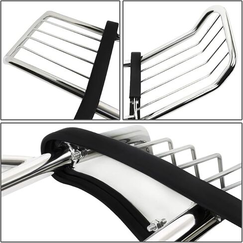 DNA Motoring GRILL-G-073-SS المصد الأمامي / واقي فرشاة الشبكة [لـ 14-18 تشيفي سيلفرادو 1500] in Kuwait