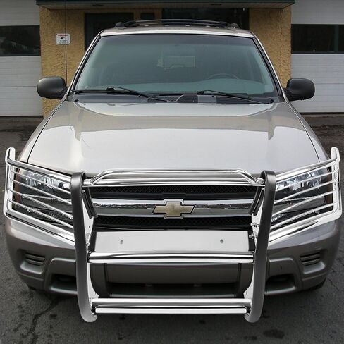 DNA Motoring GRILL-G-073-SS المصد الأمامي / واقي فرشاة الشبكة [لـ 14-18 تشيفي سيلفرادو 1500] in Kuwait