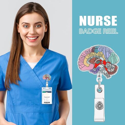 3 قطع حامل بكرة شارة الممرضة قابل للسحب، شارة مشبك التمساح لبطاقة الاسم للممرضات والممرضات وجراحة التشريح والطلاب والأطباء CNA RN MA ICU LPN ملحقات المستشفيات الطبية in Saudi Arabia