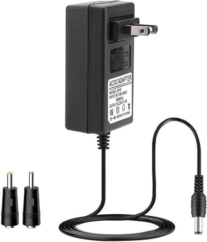 EM26 Massage Gun Charger 24V 1A Power Supply Adapter Replacement for Toloco EM 26, AERLANG EM8 EM9 EM10 EM11 EM12 EM13, Legiral Le3, Vybe Pro, Dark iron EM31 Massage Gun Battery Charger Cord Cable in Kuwait
