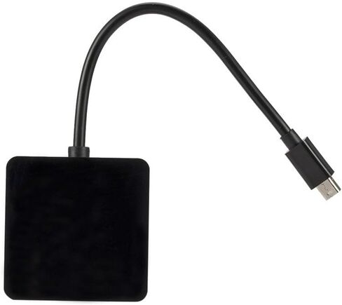 Mini DisplayPort to HDMI VGA DVI 4K Adapter, 3-in-1 Mini DP to HDMI/DVI/VGA Adapter(Male to Female) Compatible with MacBook Air, Mac Mini, Microsoft Surface Pro 3/4 in Saudi Arabia