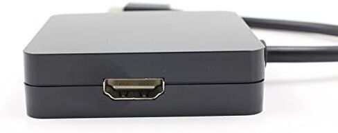 Mini DisplayPort to HDMI VGA DVI 4K Adapter, 3-in-1 Mini DP to HDMI/DVI/VGA Adapter(Male to Female) Compatible with MacBook Air, Mac Mini, Microsoft Surface Pro 3/4 in Saudi Arabia