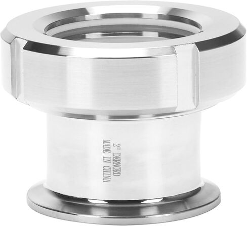 DERNORD Tri Clamp Sight Glass 2" Union Type Stainless Steel 304 Tank View Glass in Saudi Arabia