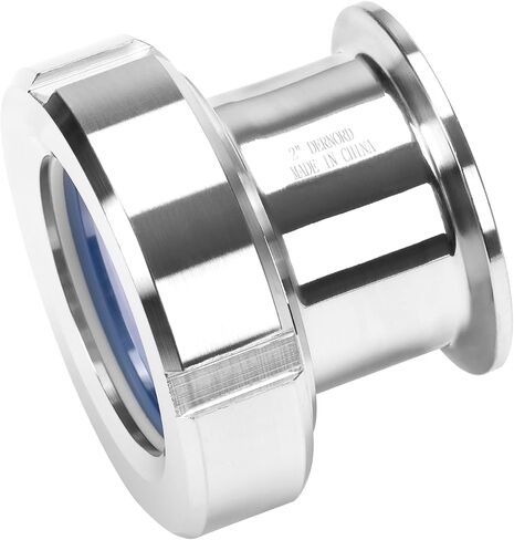 DERNORD Tri Clamp Sight Glass 2" Union Type Stainless Steel 304 Tank View Glass in Saudi Arabia