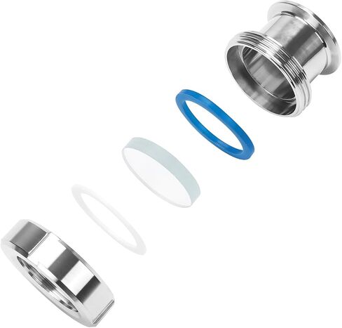 DERNORD Tri Clamp Sight Glass 2" Union Type Stainless Steel 304 Tank View Glass in Saudi Arabia