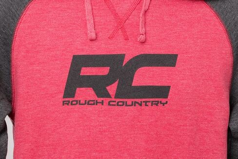 Rough Country Hoodie | Heater | Red/Gray | XL - 84083XL in Saudi Arabia